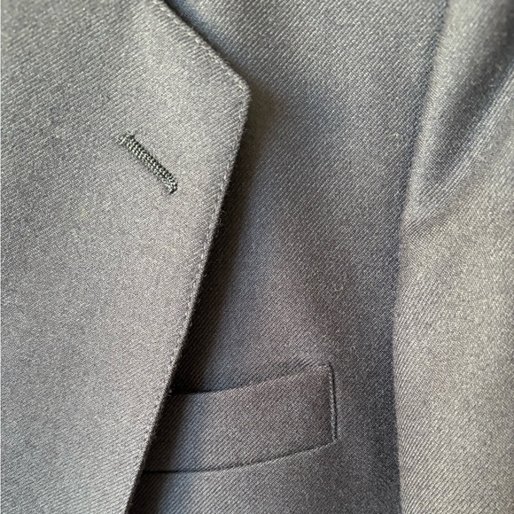 Vintage Navy Blue Wool Blazer - Picture 3 of 6